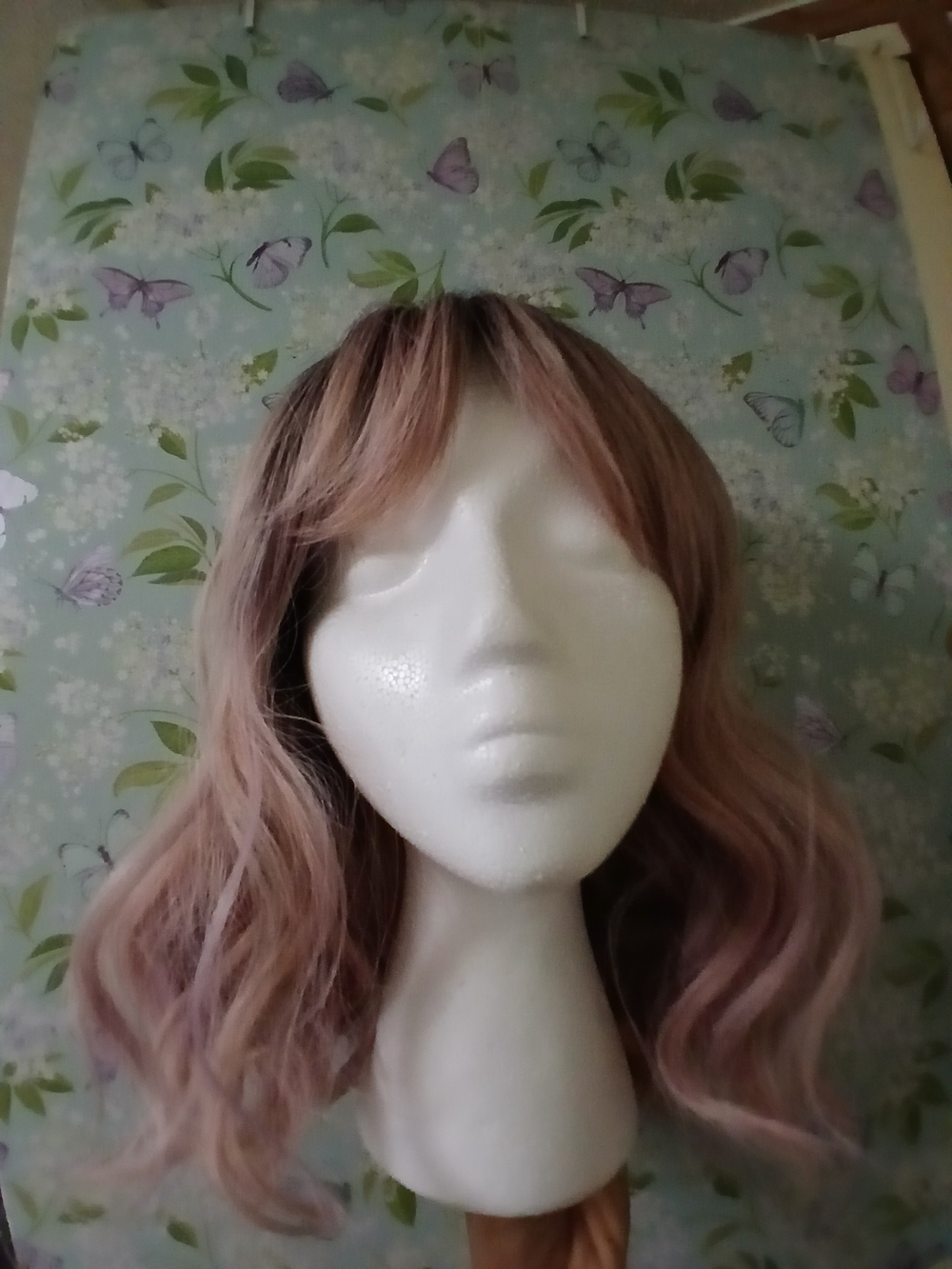 Women’s Ombre Wavy Wig - Blonde to Dark Brown & Rose Blonde Options - Picture 4 of 5